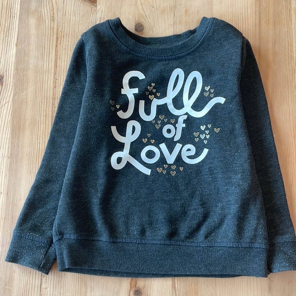 Cat & Jack Sweatshirt Full of Love